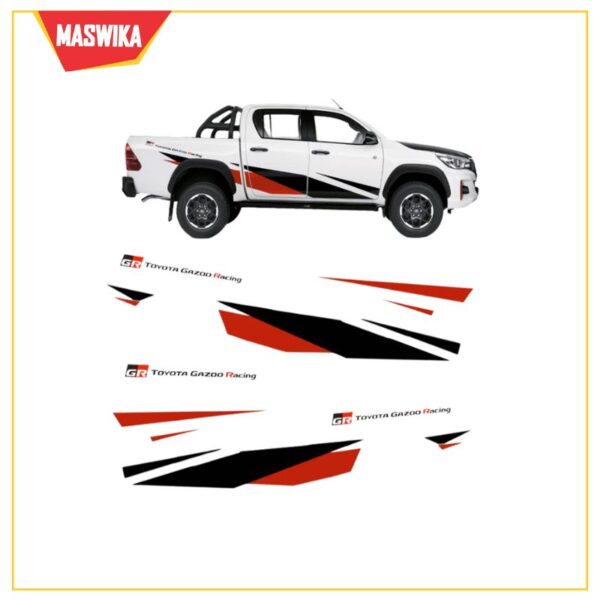 Toyota Hilux 2018+ GR body Kit Stickers